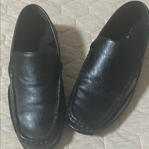 Men's Black Leather Loafers